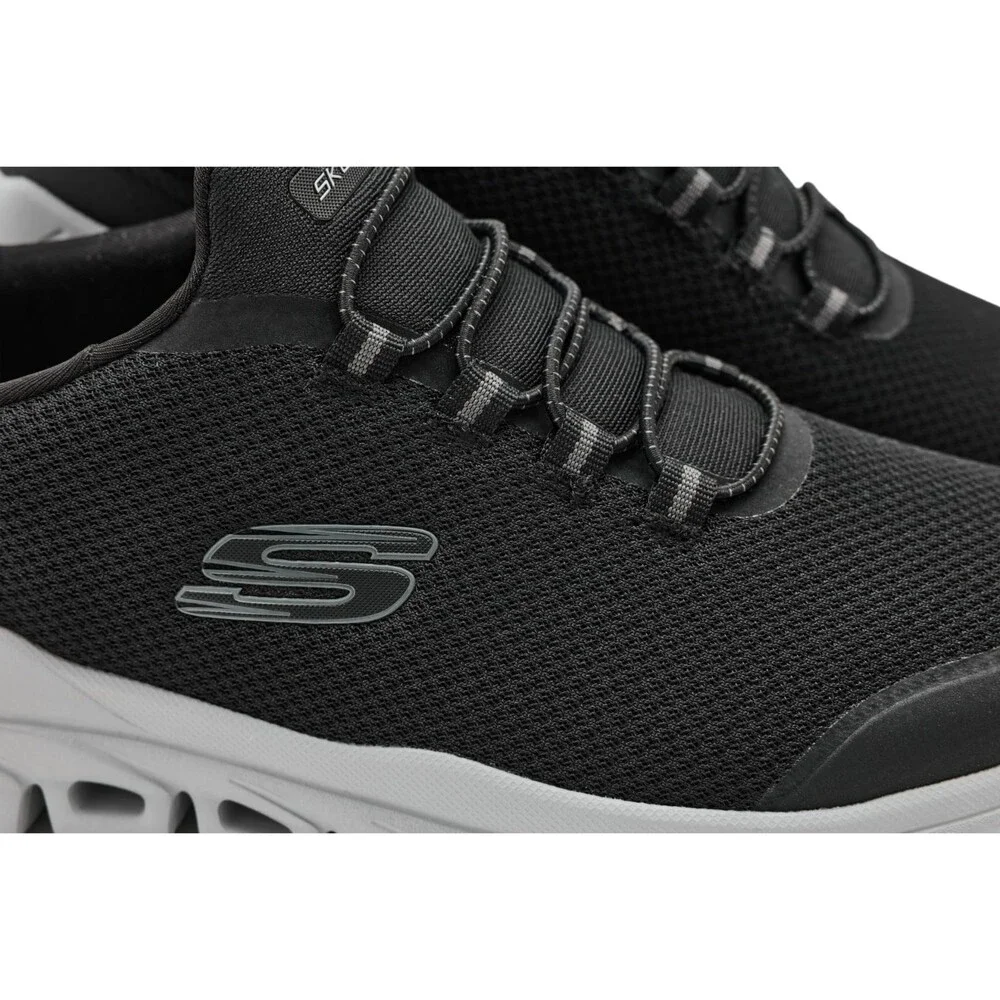Skechers Glide-Step Noltek 233016W-BKGY Sneaker Men's 11 D Black Shoes ZOGG3695